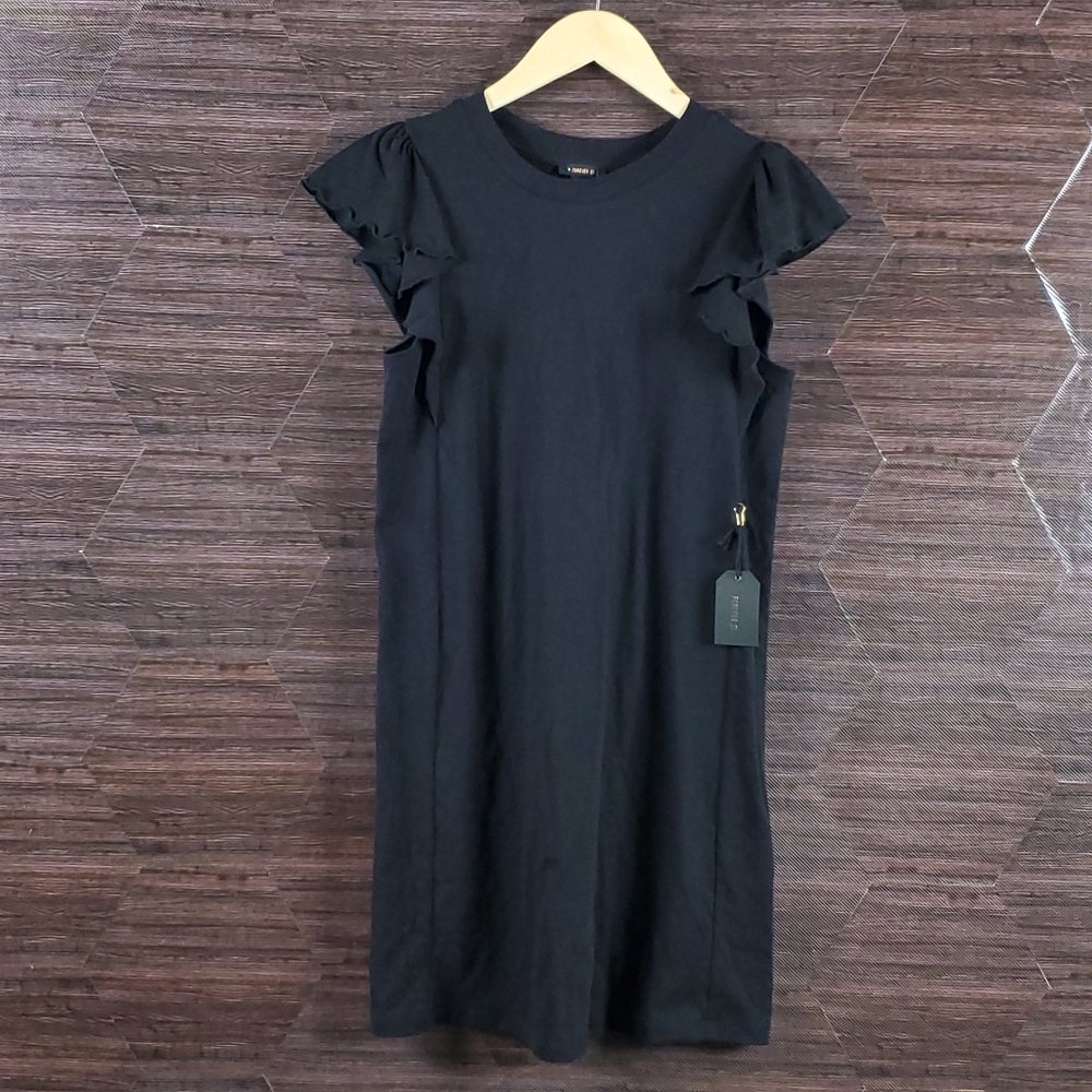 3/$25 NWT Forever21 cotton blend ruffle dress S